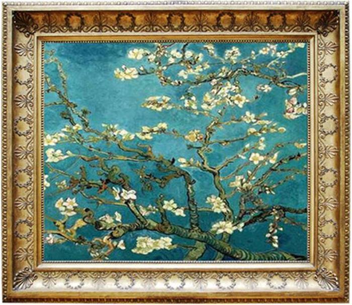 《花季的巴旦杏》   梵高