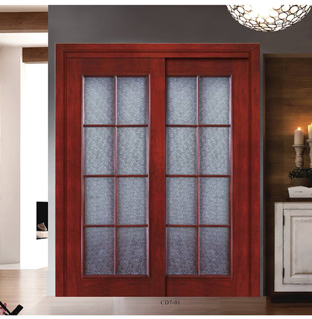 壹木居实木定制复合烤漆现代简约木制厨房卫浴推拉双滑门双滑门