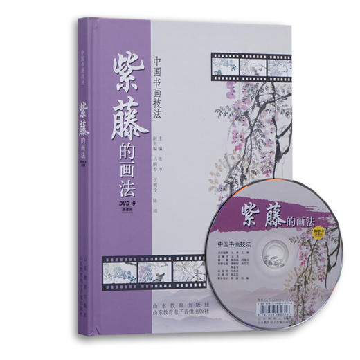 中国书画技法 紫藤的画法 DVD 商品图0