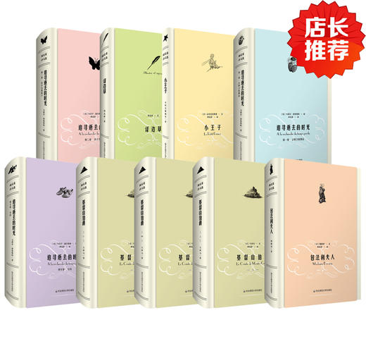 周克希译文选 精装限量套装全9册 小王子+译边草+基督山伯爵 上 中 下+包法利夫人+逝去的时光 去斯万家那边+在少女花影下+女囚 商品图1