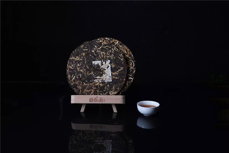 勐乐山和颐陈皮普洱双层铁饼熟茶375g