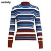 ochirly欧时力2016新女秋装撞色条纹高领针织套头衫1HJ3037570吊牌价539折后价485【待调整】 商品缩略图1