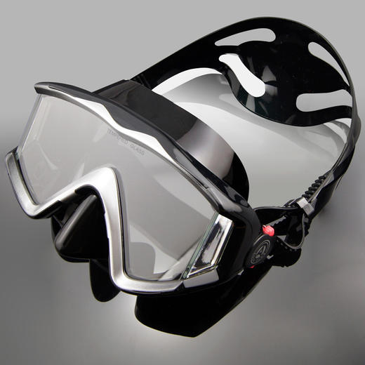 【潜水镜】AQUA DIVE 超级三面镜，全景视窗 潜水镜浮潜 商品图0