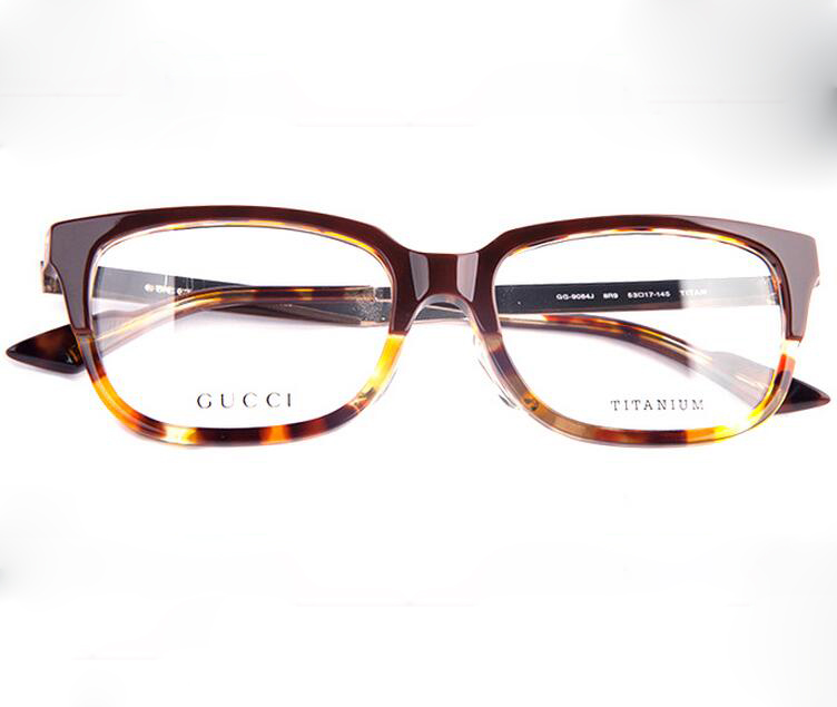 古奇gucci 男女通用款近视框架眼镜框架gg9084j