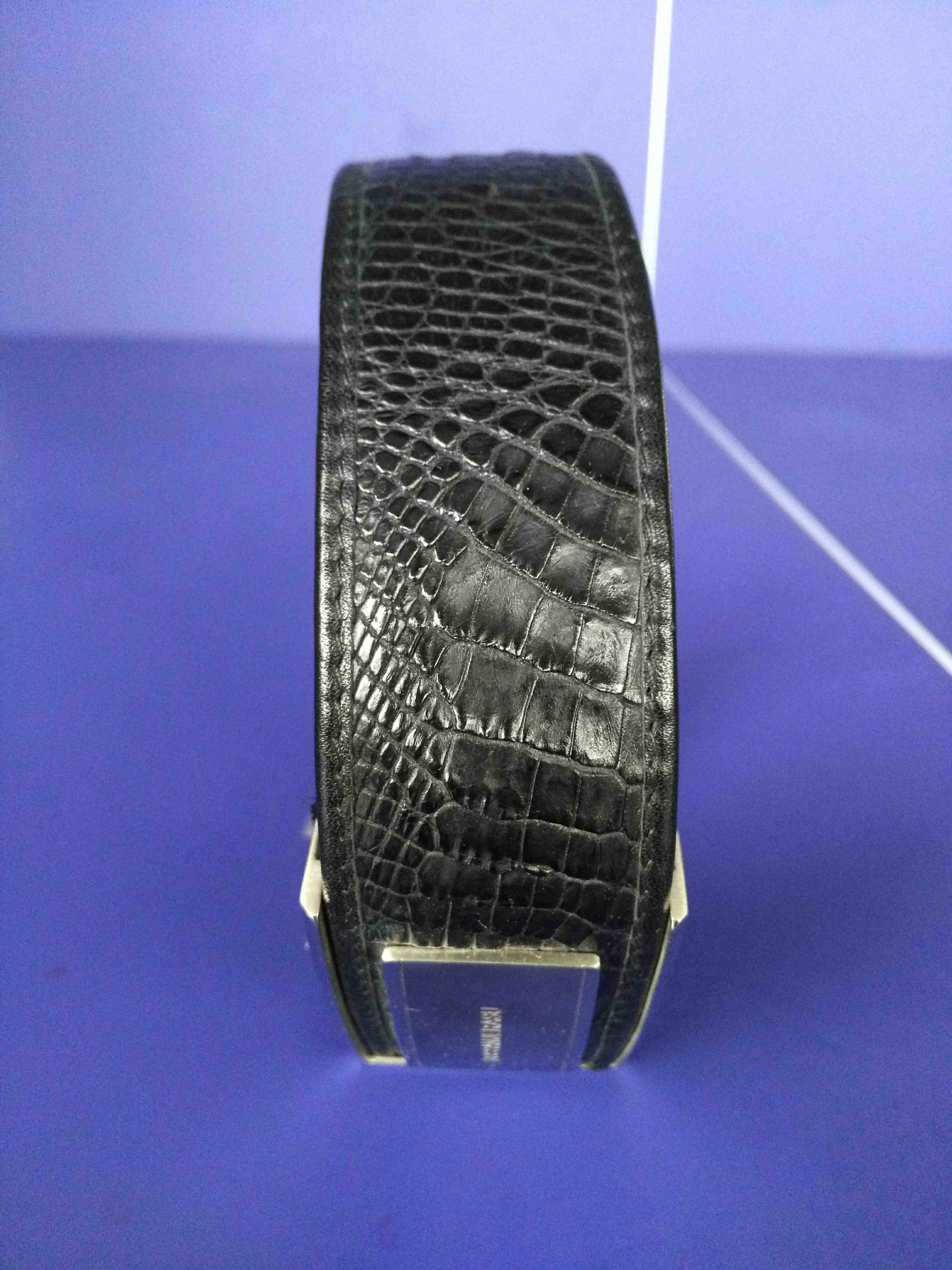 男士板扣鳄鱼皮皮带