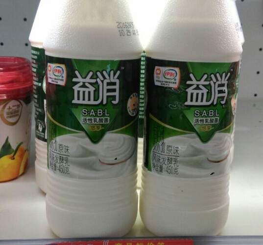 伊利原味桶酸450g