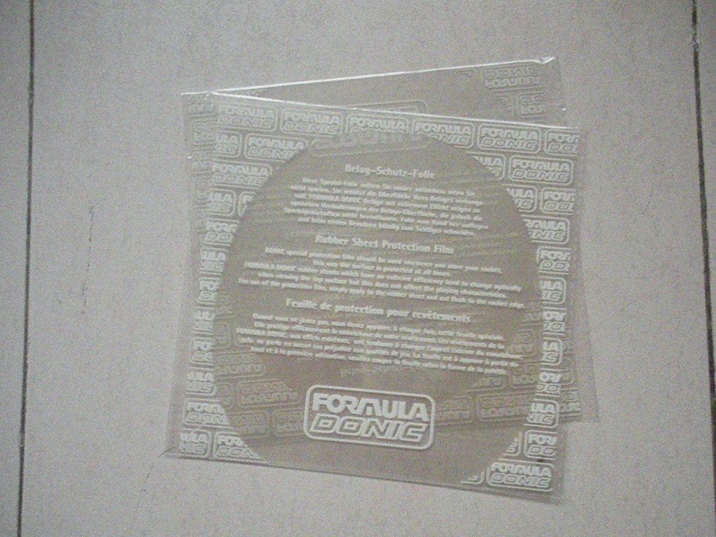 Donic多尼克 护膜一张 带粘性 涩性反胶专用保护膜