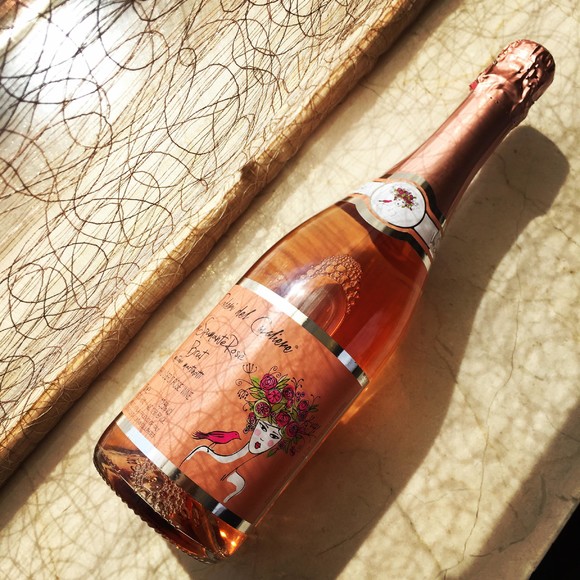 seBrut骑士之地玫瑰红天然起泡酒@起泡先生黑