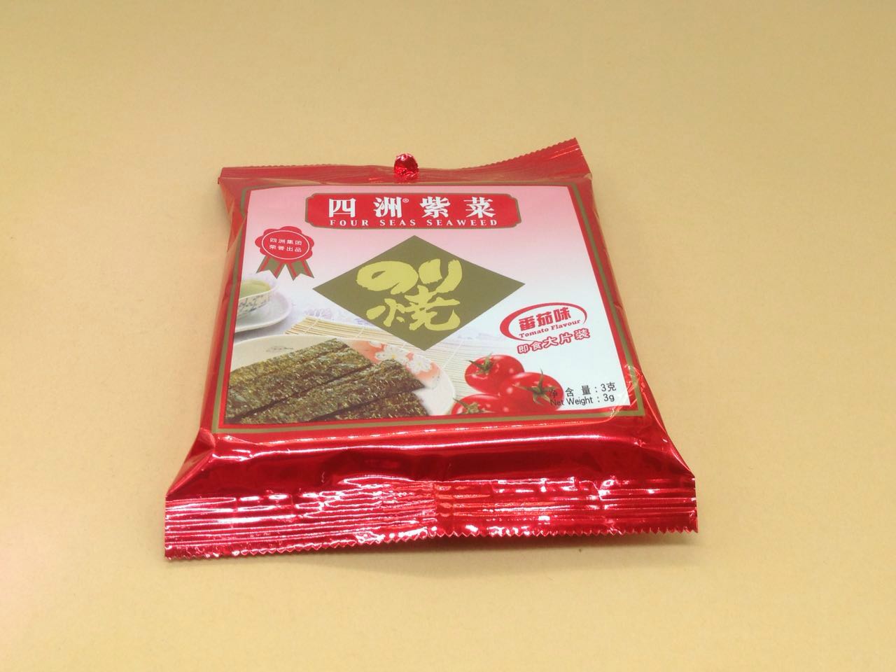 四洲紫菜4片3g(番茄)