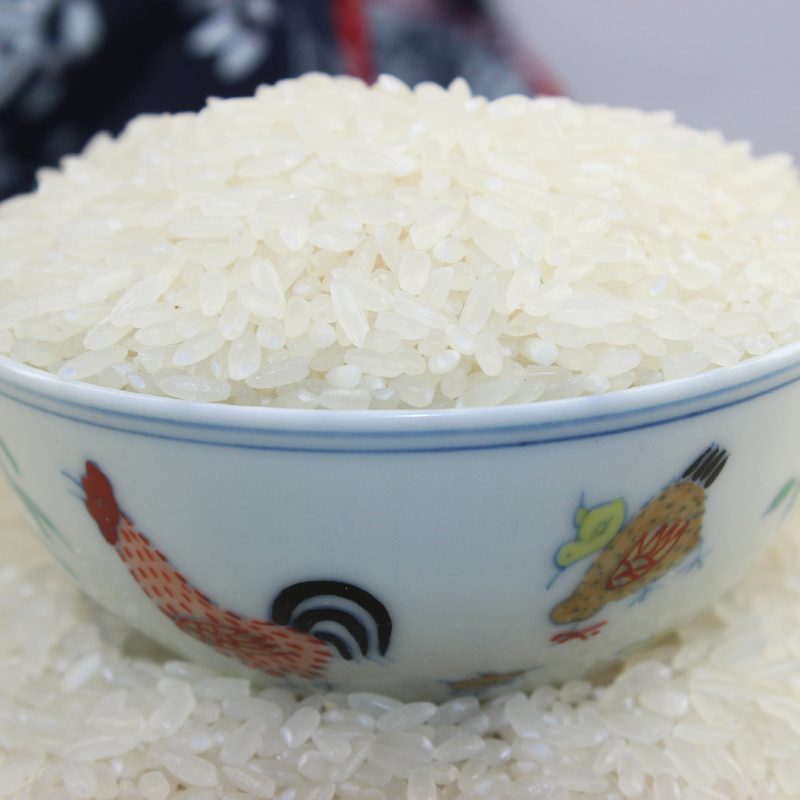 不抛光绿色东北稻花香米松花江农家非转基因有机大米5斤装