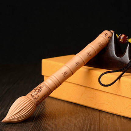 【崂山太清宫】开光桃木增智开慧文昌笔【中考高考国考 旺考试运必备