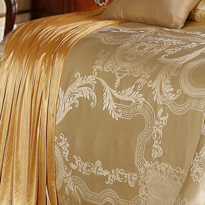 万事利真丝精品四件套(金色玛雅)