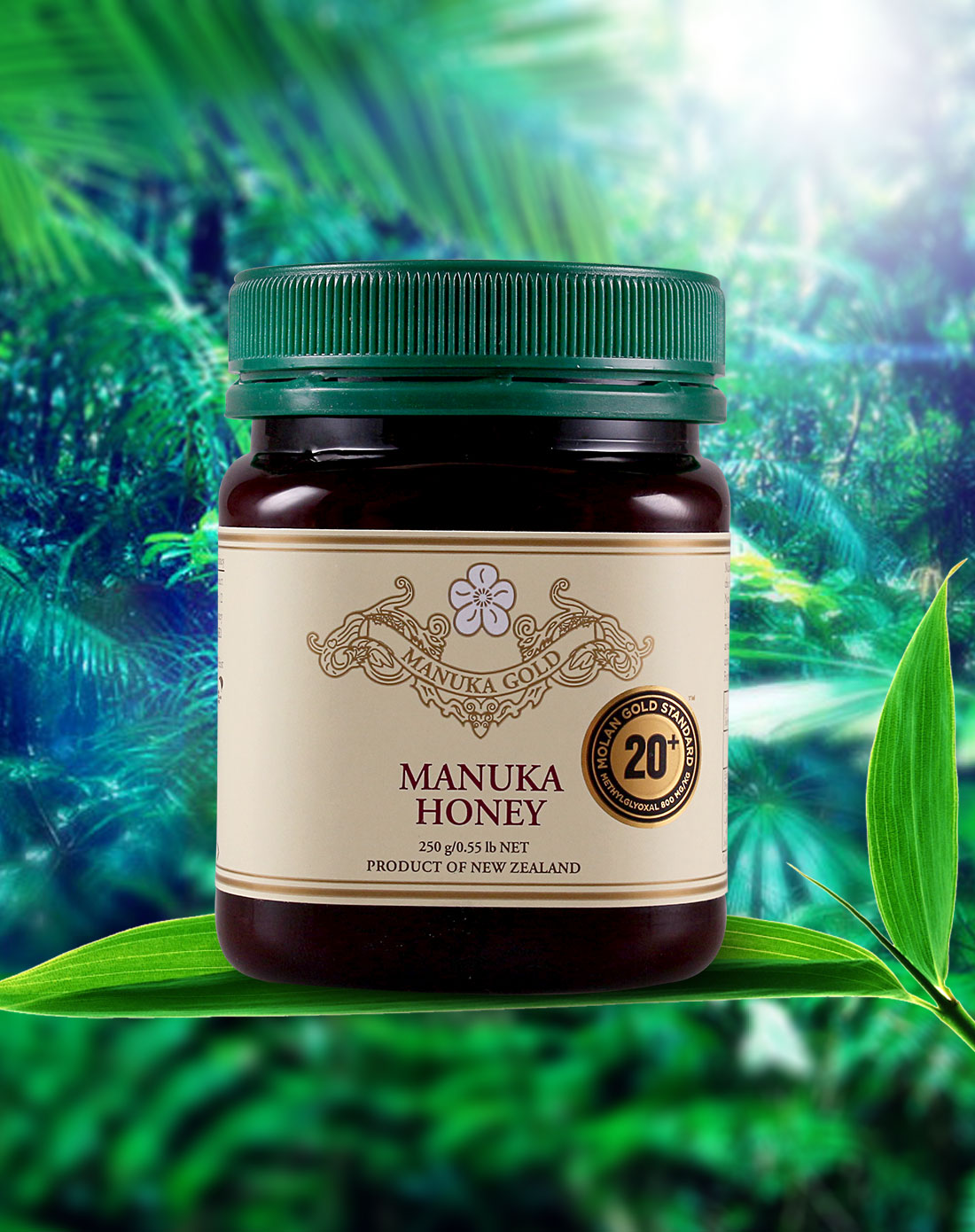 新西兰原装进口_黄金麦卢卡manuka gold 麦卢卡蜂蜜20  250g