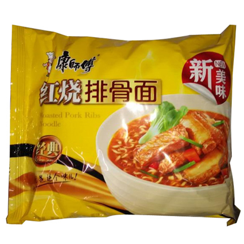 康师傅红烧排骨面袋