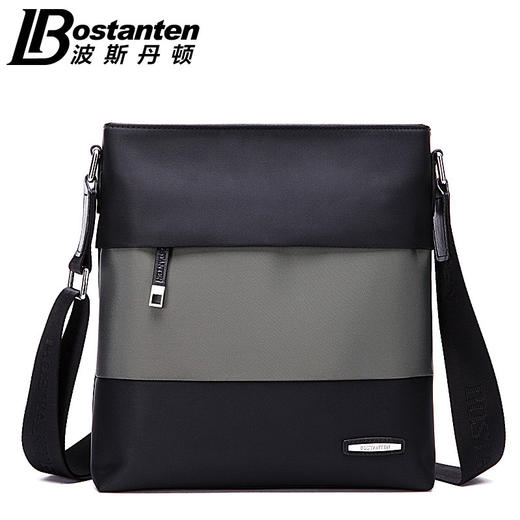 【皮包男】单肩包男包 休闲尼龙布斜挎包 男士包包波斯丹顿10951 商品图0