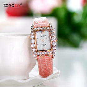 【手表】休闲防水石英表女士学生表镶钻时尚潮流情侣手表