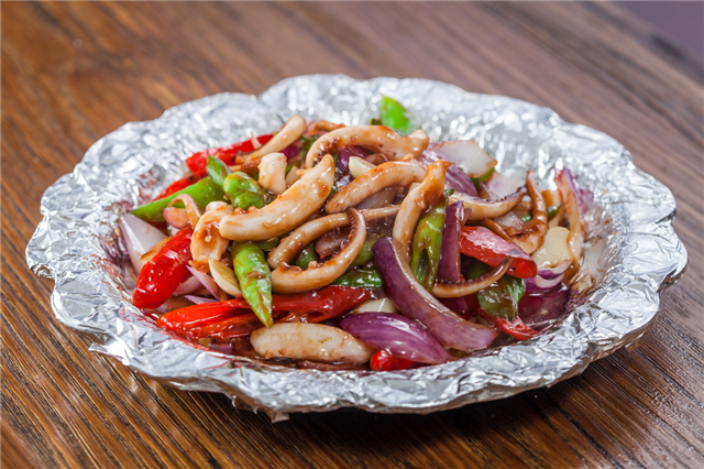 铁板酱香鱿鱼须