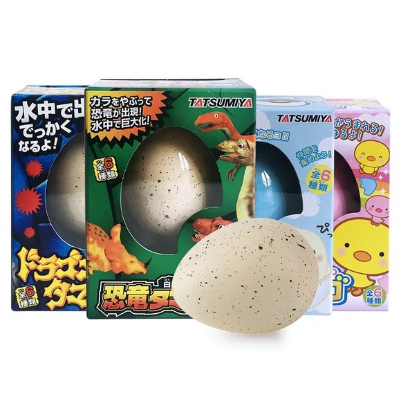 日本创意早教玩具惊喜蛋可孵化恐龙蛋\/鸡蛋\/鸟