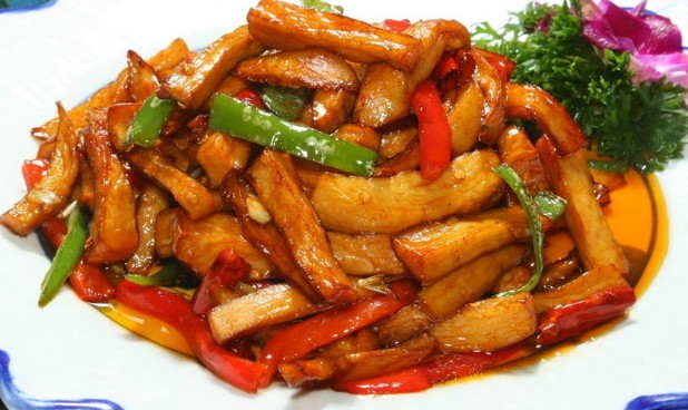 鱼香茄子盖饭