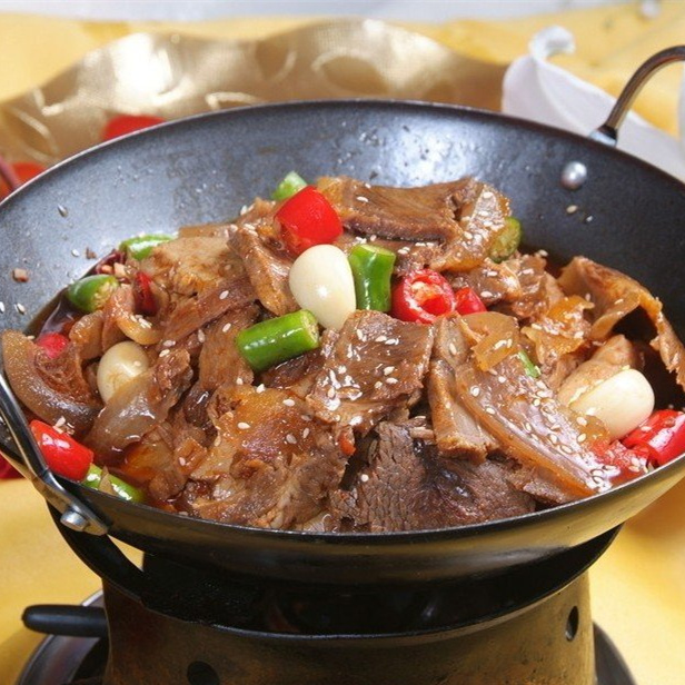 干锅牛肉