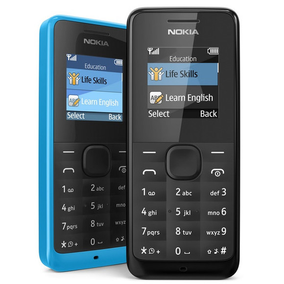 【功能机】Nokia 诺基亚105直板按键功能机 老