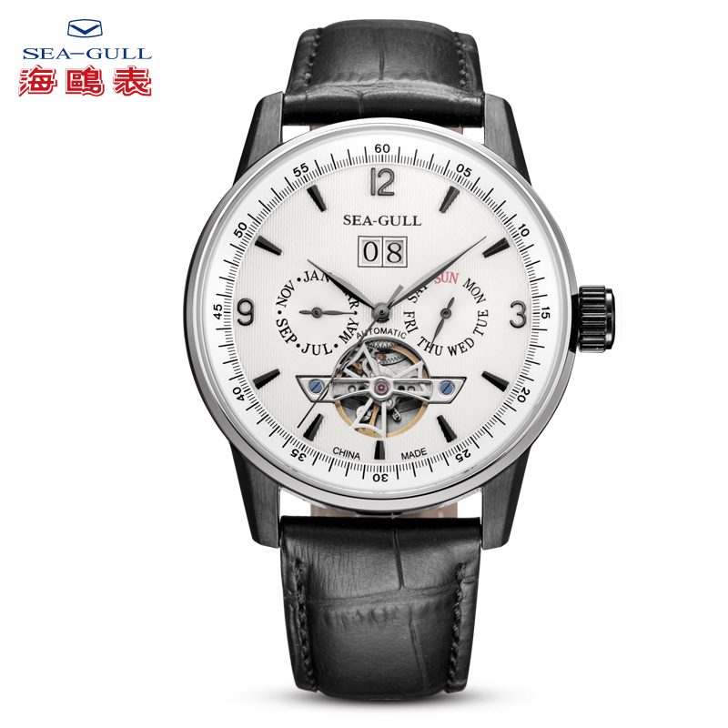 成色:全新 手表镜面材质:人工合成蓝宝石表镜 品牌:seagull/海鸥表