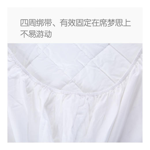 全棉抗菌透气床护垫 英威达抗菌纤维填充 商品图3