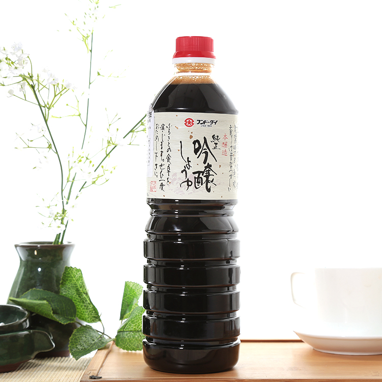 【纯正吟醸·大字牌浓口酱油(1l)】 46.5元/瓶 产地:日本