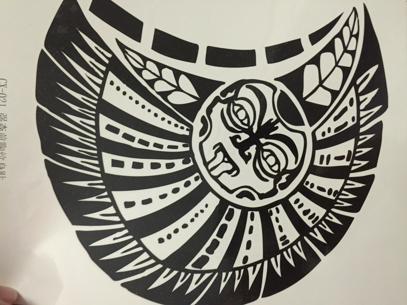 WWE巨石强森纹身贴三件套(左手手臂+前胸+右