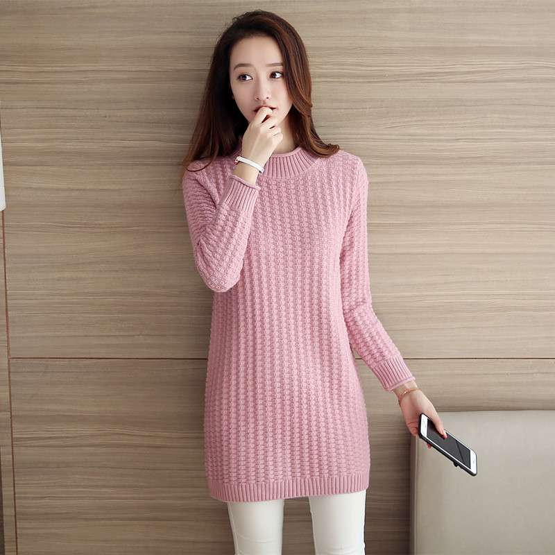 初唯 秋冬新款女装中长款打底衫