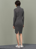 米拉诺-高领修身螺纹连衣裙 商品缩略图7