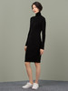 米拉诺-高领修身螺纹连衣裙 商品缩略图5