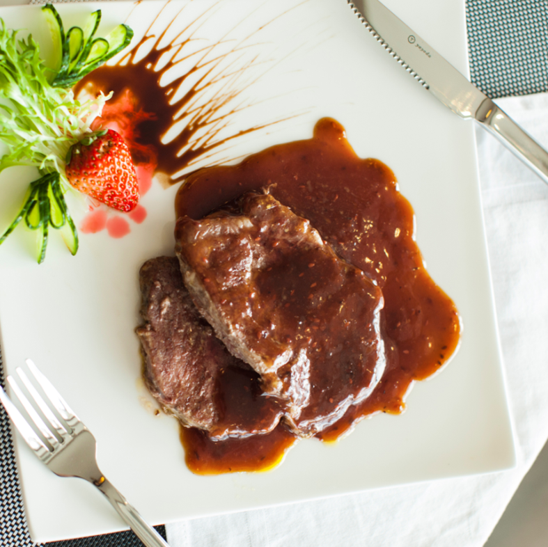 澳洲进口肉眼牛排 圆切无腌制