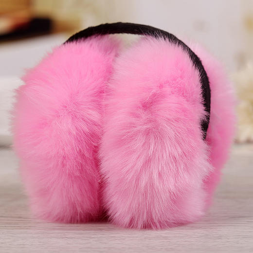 【耳罩】L352可折叠超大仿狐狸毛耳套耳包毛绒保暖耳罩护耳罩防冻防风耳捂 商品图0