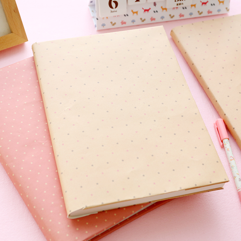 三年二班q可爱波点书本礼物包装纸 学生包书套diy书皮封面保护纸