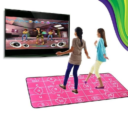 【跳舞毯】。康丽高清加厚电视专用两用双人瑜伽跳舞毯亲子跳舞 商品图0