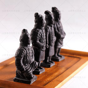 TX兵马俑巧克力DIY模具 【兵马俑晒太阳】酒店厨用盐模 盐雕 冰雕 糖艺模具