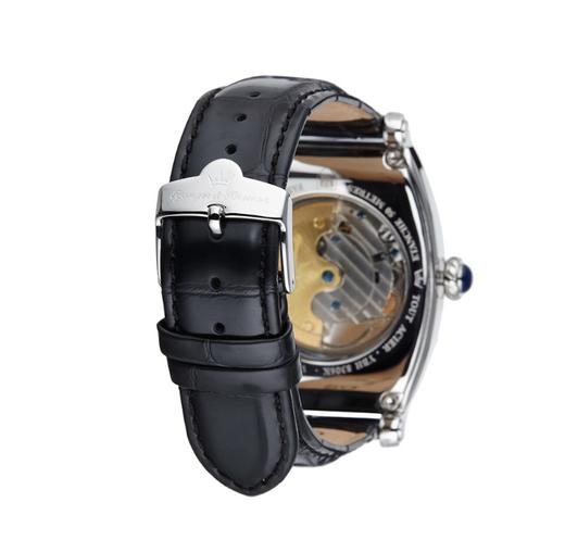 法国留学生推荐 雍家毕索机械男表 白色钢链款 皮带款  启东发货 顺丰包邮 商品图6