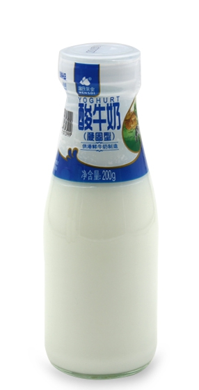 195g温氏瓶装固酸牛奶 6支