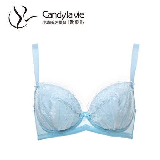 璞2.0版131C001蕾丝花边 Candy La Vie奶糖派 基础款薄棉文胸 商品图2