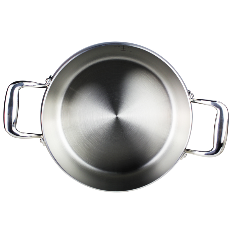 特百惠5.7l至尊精钢多用锅,买就送汤勺,不锈钢清洁剂