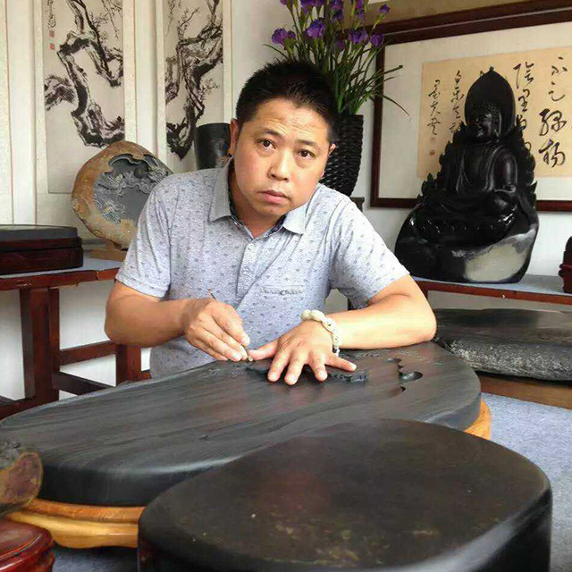 【砚石香插】国内首位龙尾砚香插大师吴观欣作品