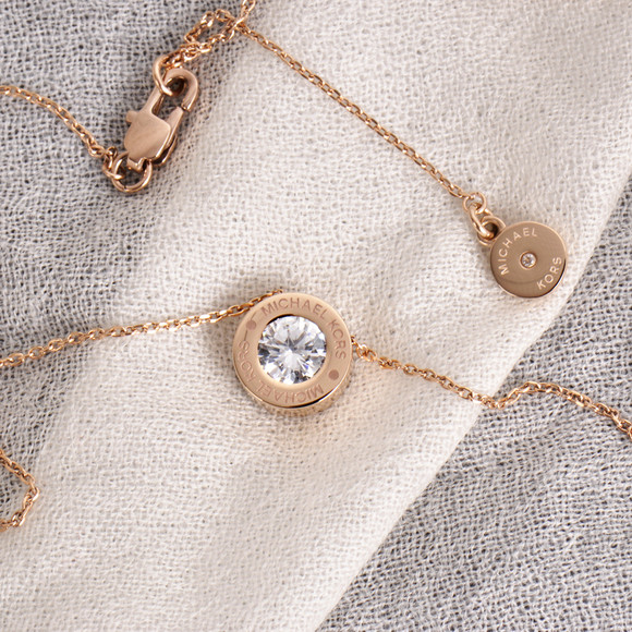 MK 经典款大牌同款镶钻项链 配包装包邮顺丰