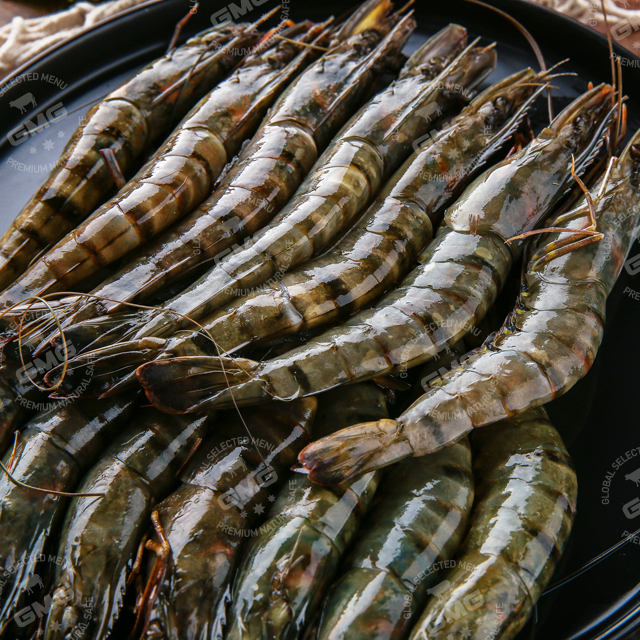 越南黑虎虾 壳薄体肥 入口鲜美 | 环球精选海鲜