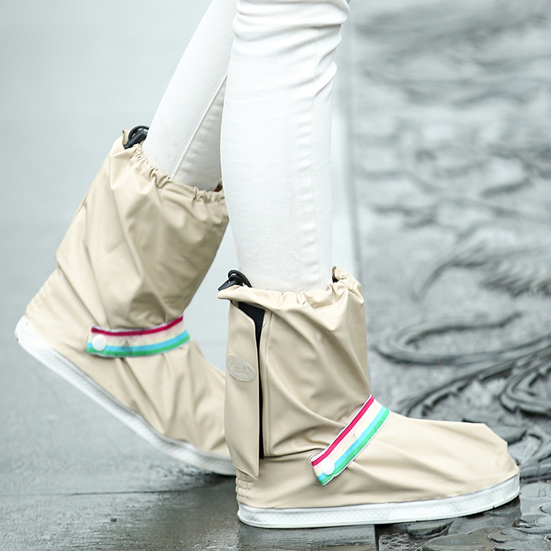 下雨天防水防雨鞋套 防滑加厚耐磨底雨鞋套男女 时尚户外旅行鞋套