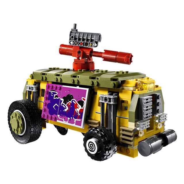 79104 忍者神龟系列 忍者龟街头追逐战—约620片