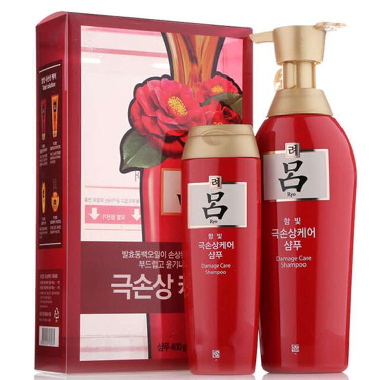 爱茉莉红吕400ml洗发水 180ml护发膜(颜色随机)