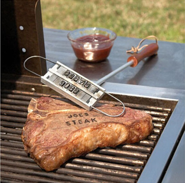 火烙印 烧烤烙印 烤肉烙印烙印 英文字母bbq branding iron