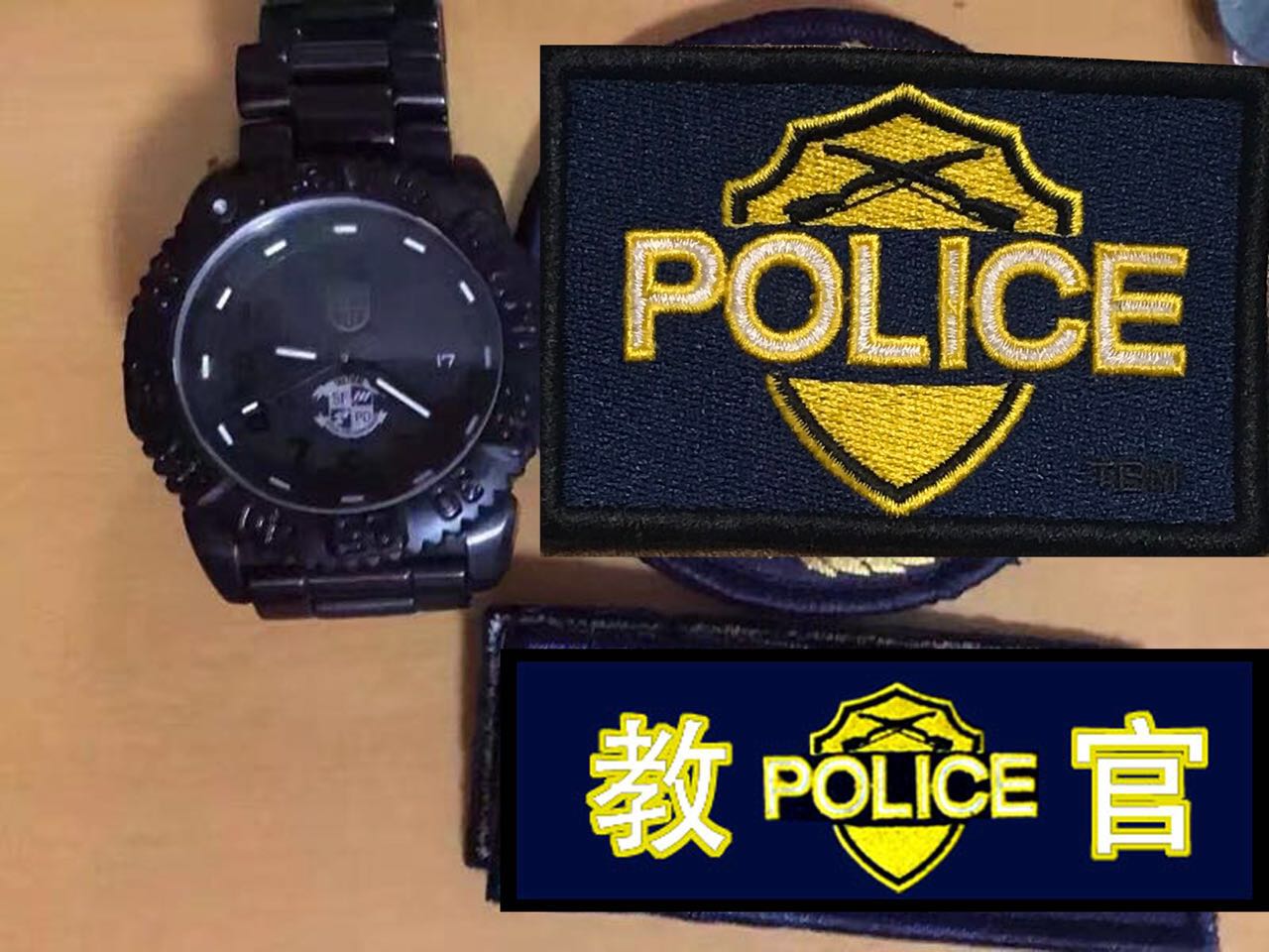 教官police | 徽章 | 魔术贴