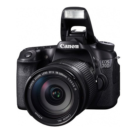 佳能70d单反 eos 70d 18-200 is 套机 单反数码相机